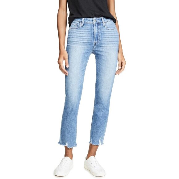 Women's Denim Jeans Mel Size 28 Stretch Destroyed Hem 5-Pocket Casual